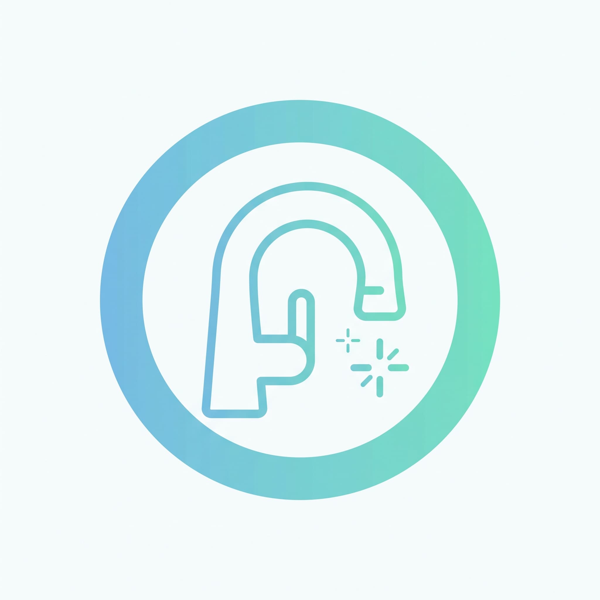 Icon — faucet with sparkle
