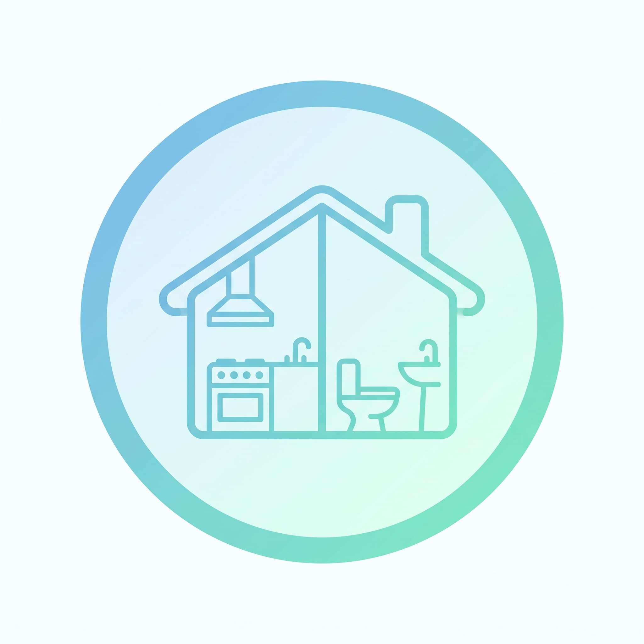 Icon — house with two rooms